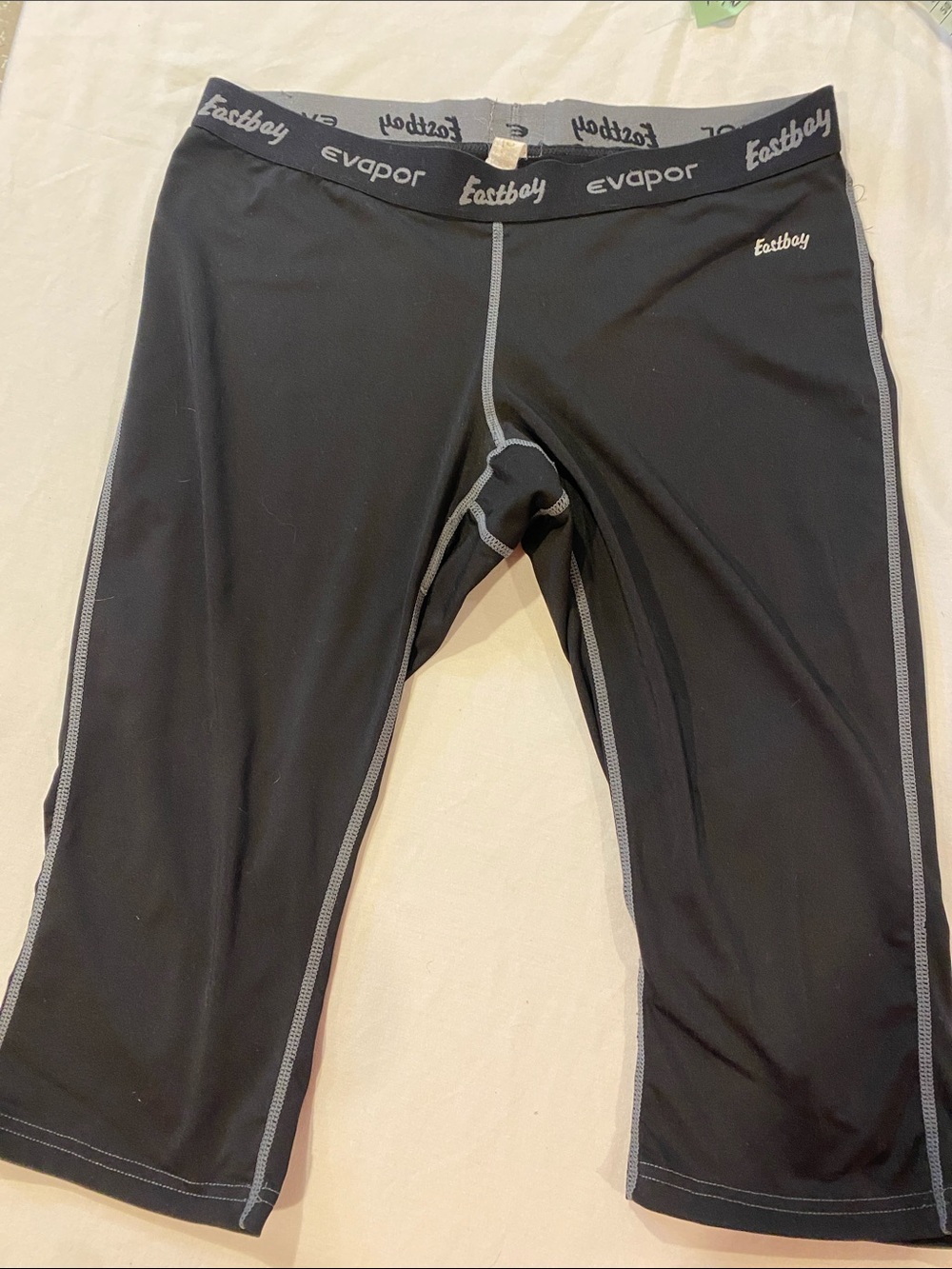 Eastbay Evapor Black Athletic Compression Capris